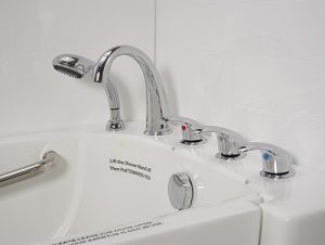 High-quality standard faucet set that comes with every Bliss Tubs walk-in tub