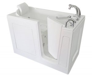 Walk-in tub with door open B3052