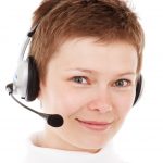 Walk-in Tub Customer Service woman with headset