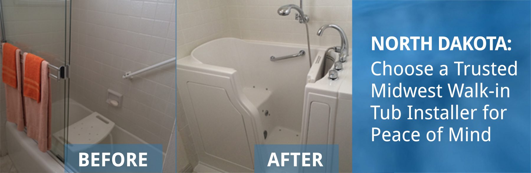 North Dakota Walk-in Tubs and Showers