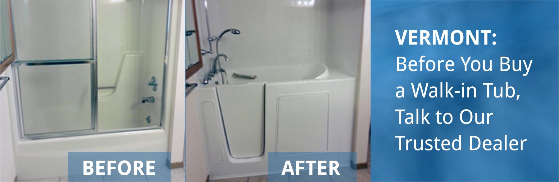 Vermont Walk-in Tubs and Showers